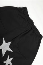 Pegasus Star Embroidered Wide Leg Sweatpants