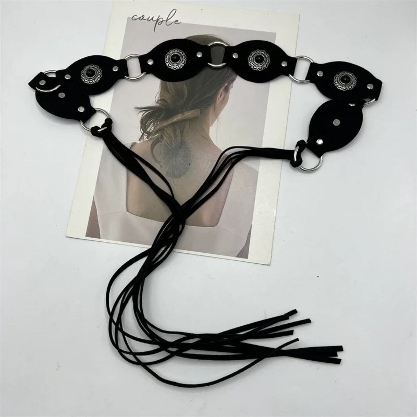 Bohemian Tassel Waist Chain Wide Waist Belt
