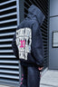 Street Graffiti Letter Rhinestone Hoodie