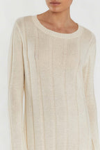 Solid A Line Maxi Sweater Dress