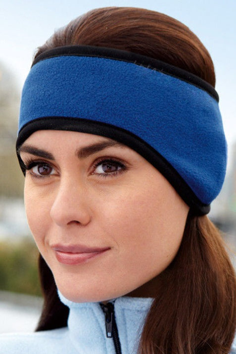 Cozy Embroidered Sherpa Lined Headband Secondary image