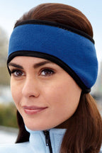 Cozy Embroidered Sherpa Lined Headband