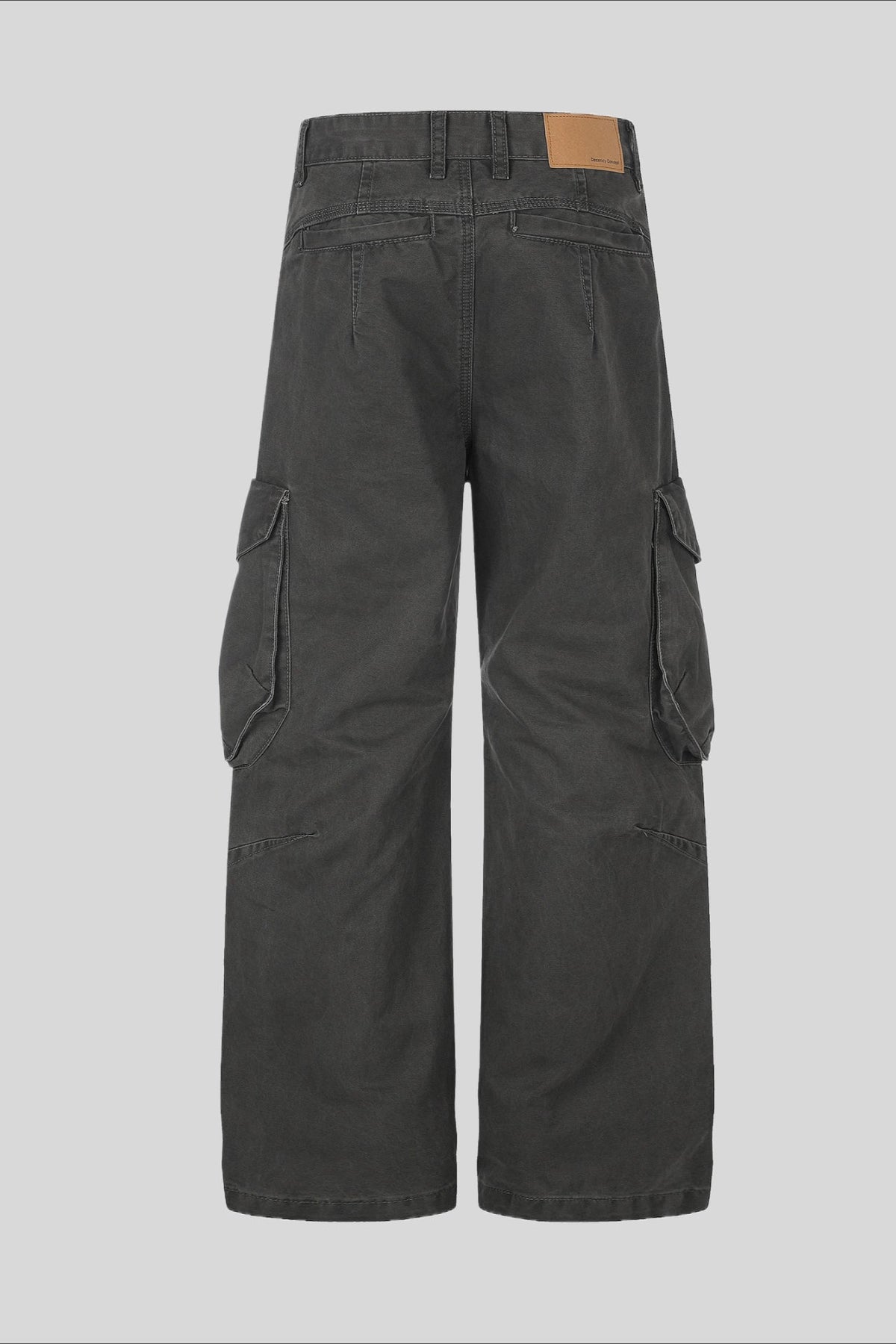 Studded Pocket Wide Leg Cargo Pants