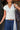 Asymmetrical Flutter Sleeve Side Tie Tee Secondary image