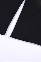 Deconstructed Typography Barrel Leg Sweatpants