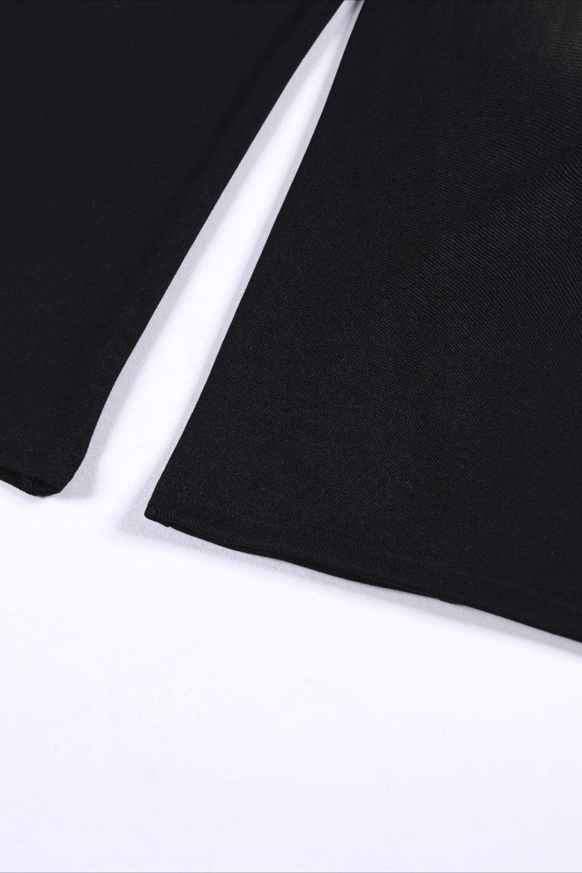 Deconstructed Typography Barrel Leg Sweatpants