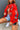 Casual Red Print Zip Jacket Secondary image