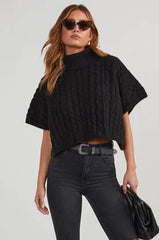 Oversized Turtleneck Pullover Sweater