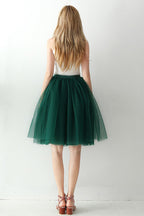 Adult High Waist Tulle Puff Mini Skirt