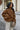 Thick Wool Brown Elastic Hem Coat Secondary image