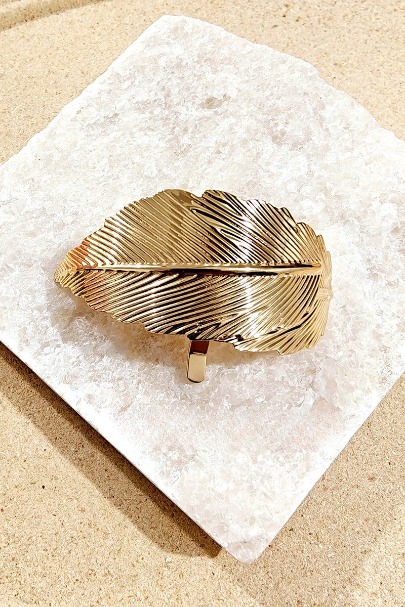 Geometric Metal U-Pin Hair Cuff Secondary image