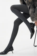 High Waist Knit Moisture Wicking Compression Tights