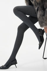 High Waist Knit Moisture Wicking Compression Tights