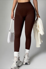 High-Waisted Brushed Fleece Sculpting Leggings