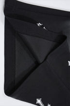 Washed Gothic Cross Wide Leg Sweatpants