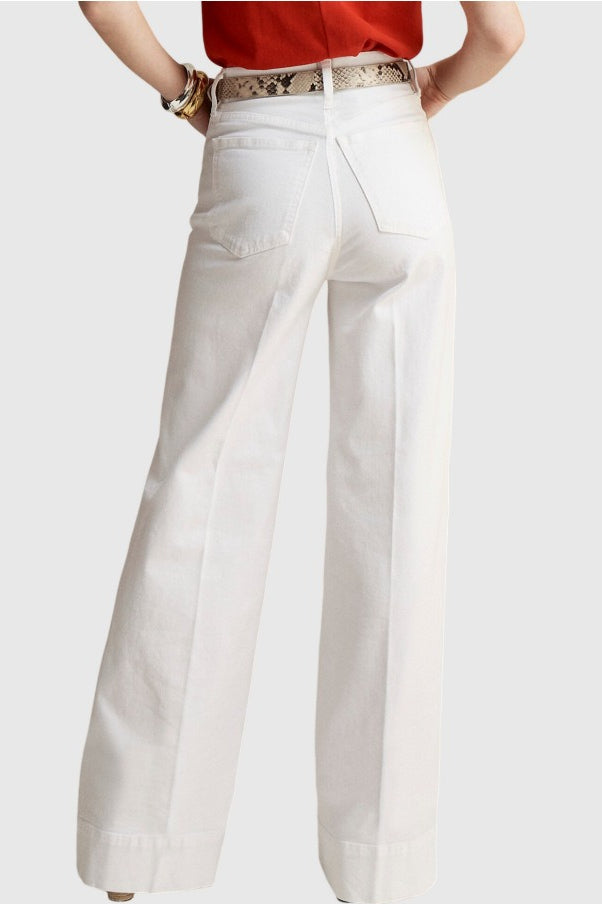 Wide Leg Stretch High Waist Relaxed Jeans Secondary image
