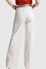 Wide Leg Stretch High Waist Relaxed Jeans