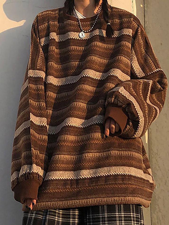 80’s Grandma Sweater Brown / S Sweaters Main image