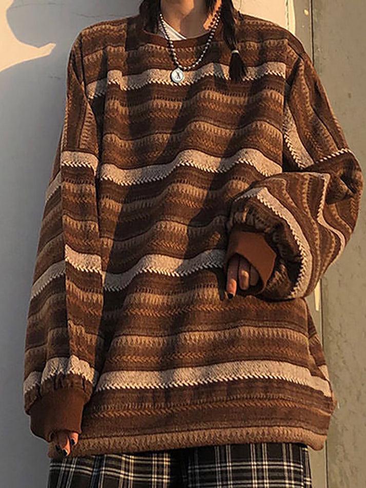 80’s Grandma Sweater Brown / S Sweaters Main image