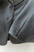 Wool Blend Relaxed Fit Blazer