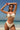 Solid Strappy Mini Skirt Three Piece Swim Set Secondary image