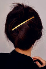 Minimalist Sleek Metal Spring Hair Clip
