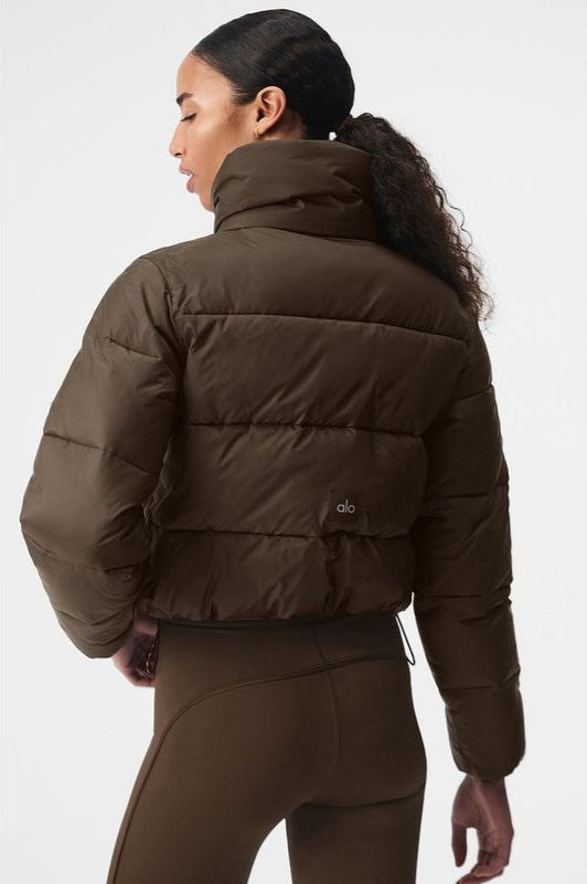 Cropped Fitted Quilted Puffer Jacket Secondary image