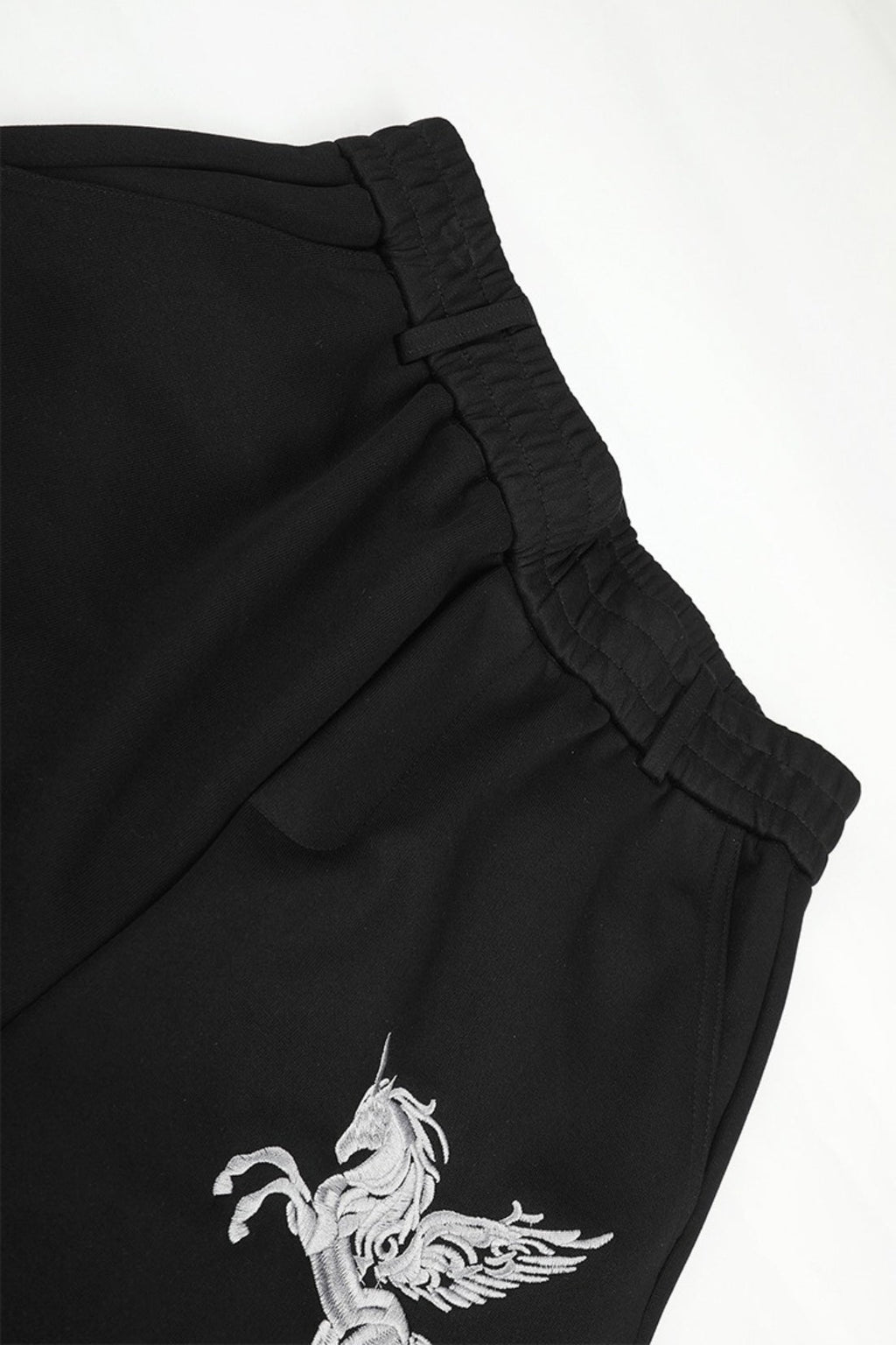 Pegasus Star Embroidered Wide Leg Sweatpants