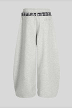 Paneled Utility Wide Leg Sweatpants