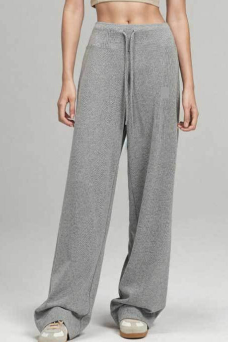 Loose Wide Leg Slimming Versatile Knit Pants Main image