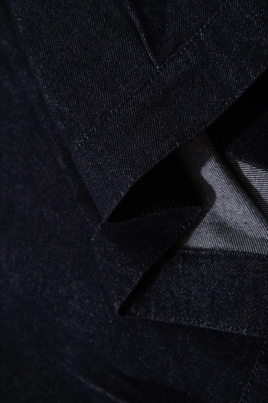 Washed Denim Toggle Closure Workwear Jacket