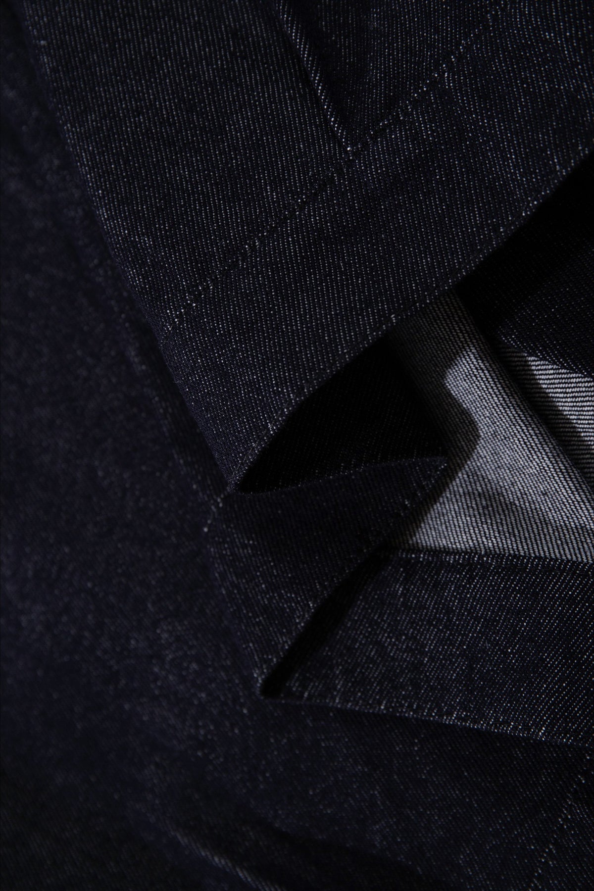 Washed Denim Toggle Closure Workwear Jacket