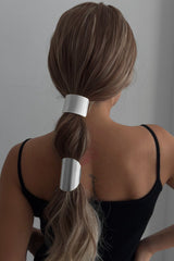 Exaggerated Geometric Metal Hair Cuff