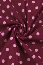 Sexy Backless Polka Dot Cami Maxi Dress