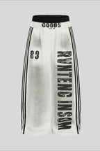 Tie Dye Typography Wide Leg Sweatpants