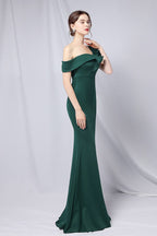 Off Shoulder Mermaid Maxi Party Dress