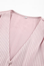 Loose Fit Long Sleeve Casual Detachable Collar Blouse