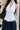 White Lace Trim V Neck Halter Waist Tie Halter Top Secondary image