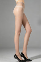 Plus Size Double Gusset Durable Sheer Tights