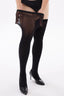 Plus Size 50D Velvet Thigh-High Stockings