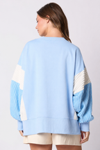 Sequin Toy Soldier Crew Neck Sweatshirt