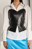 PU Leather Layering Vest Back Elastic Tank Top