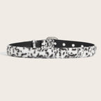 Leopard Soft Fabric Faux Fur Wide Belt