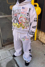 Apocalyptic Wasteland Graphic Hoodie