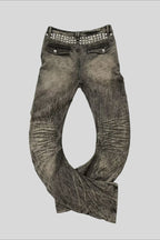 Stacked Wash Slim Flare Jeans