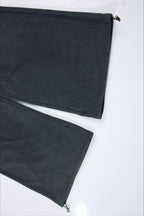 Washed Illustration Long Wide Leg Sweatpants