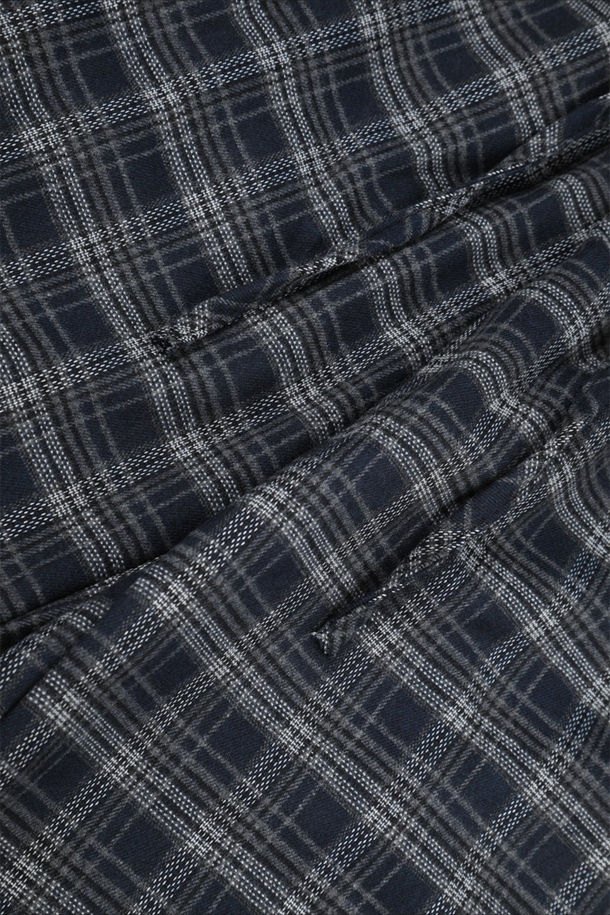Plaid Baggy Barrel Leg Streetwear Pants