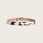 Retro Animal Print Statement Waist Belt