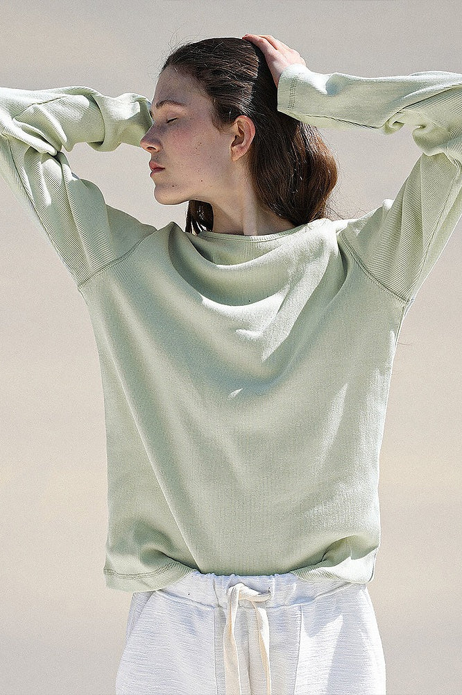 Classic Round Neck Knit Top Secondary image
