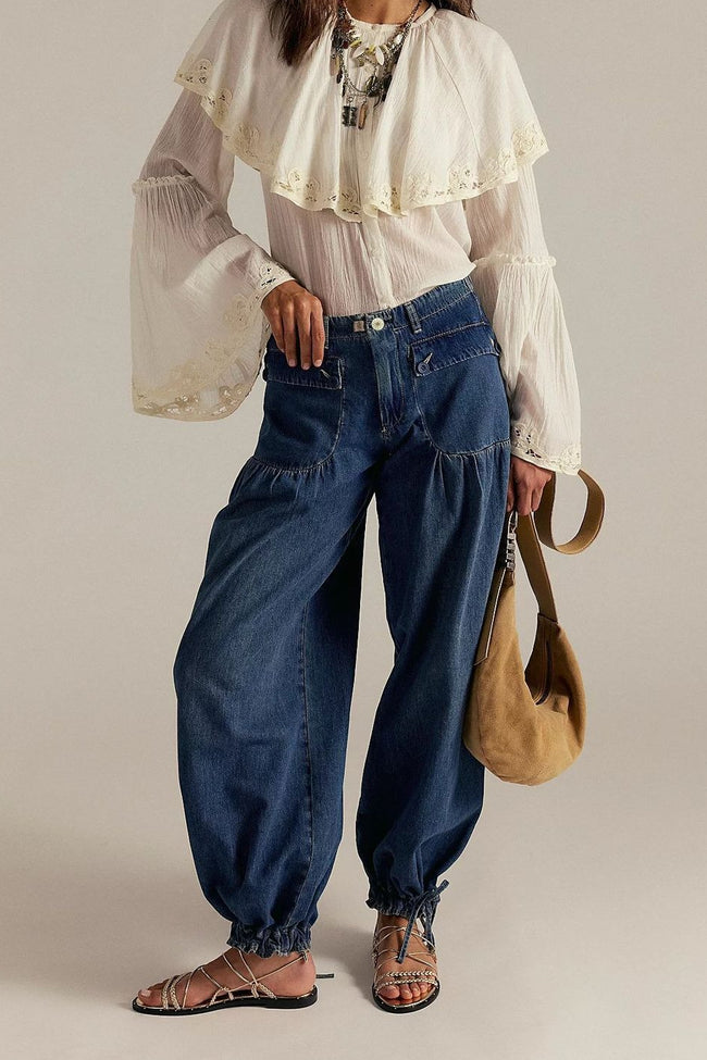 Mid Rise Tapered Vintage Relaxed Jeans Main image